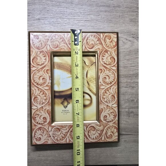 Fusion by Concepts Decorative 4x6 Photo Frame With Intricate Pattern Soft Tones - Picture 7 of 8